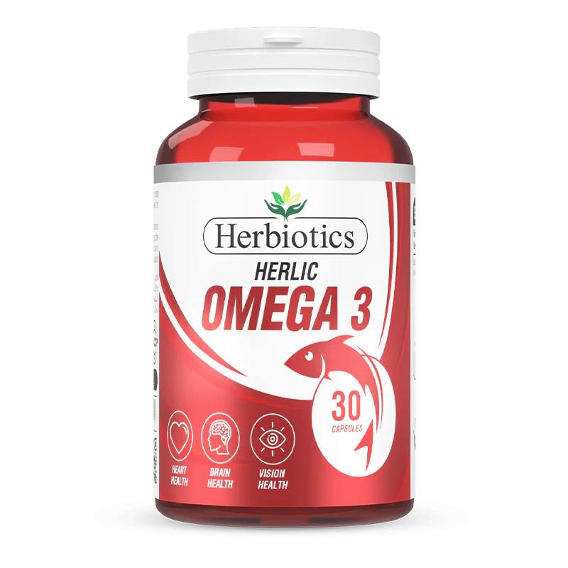 herbiotics herlic omega 3 - Hashmi Pharmacy